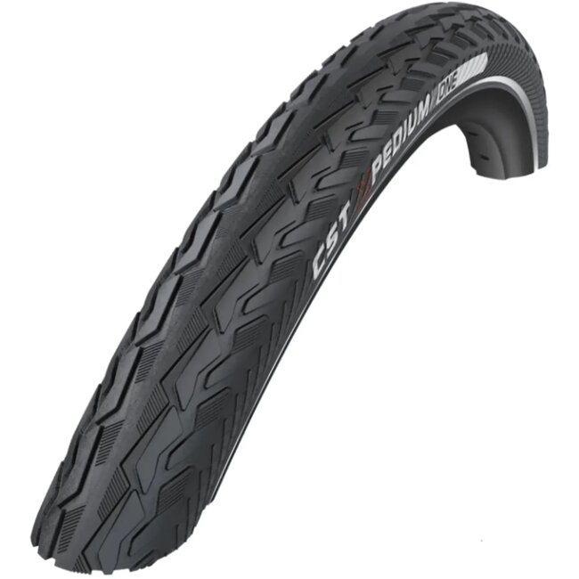 CST Fietsband met anti-lek en zijreflectie - 28x1 1/8 - Geschikt voor stad en e-bikes