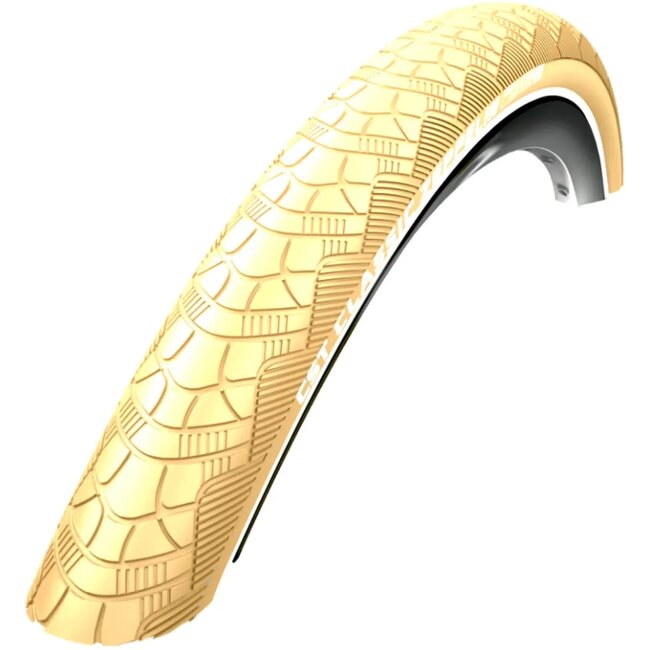 CST Comfortabele buitenband - Reflectie - Anti-lek - 28x2.00 - Creme