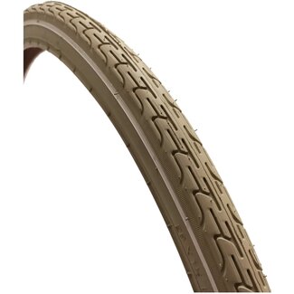 Deli tire Fietsband - Creme met witte lijn - 28x1 1/2 - Duurzaam en stijlvol design