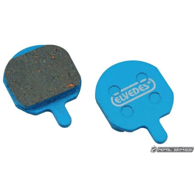 Elvedes Organische schijfremblokjes - superieure remkracht - lange levensduur - 1 paar