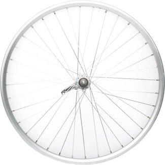 Falkx Achterwiel 26 inch - Hoge aluminium velg - Zilver - KT remnaaf - 1.75 breed