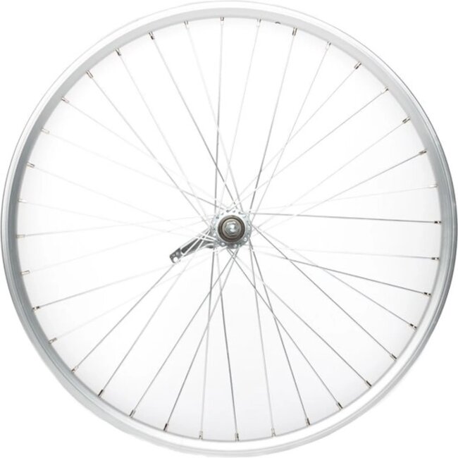 Falkx Achterwiel 26 inch - Hoge aluminium velg - Zilver - KT remnaaf - 1.75 breed