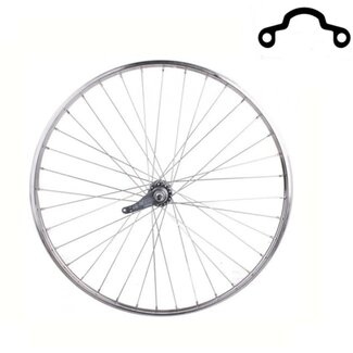 Falkx Achterwiel 28 inch - KT remnaaf - Westwood profiel - Aluminium velg - 13 spaken