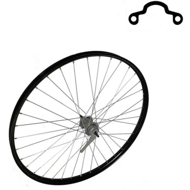 Falkx Achterwiel 28 inch - Shimano Nexus 3-speed - Zwart - Aluminium velg - Voor stadsfietsen