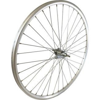Falkx Achterwiel 28 inch - hoge zilveren aluminium velg - Shimano remnaaf