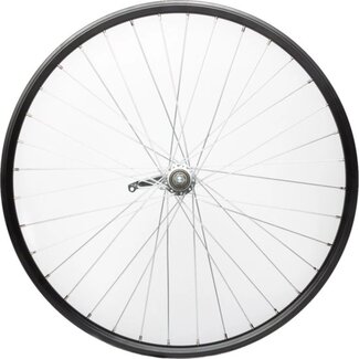 Falkx Achterwiel 28 inch - Hoge aluminium velg - Zwart - Shimano remnaaf - Duurzaam en lichtgewicht
