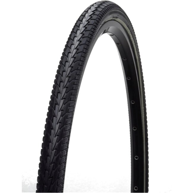 Hakuba Buitenband - Zwart met witte lijn - 28x1 1/2 - ETRTO 40-635 - Geschikt voor mountainbikes