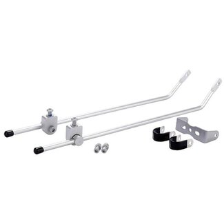 Massload Bevestigingsset voor zilverkleurige achterdrager - professionele werkplaatsverpakking