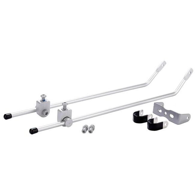 Massload Bevestigingsset voor zilverkleurige achterdrager - professionele werkplaatsverpakking