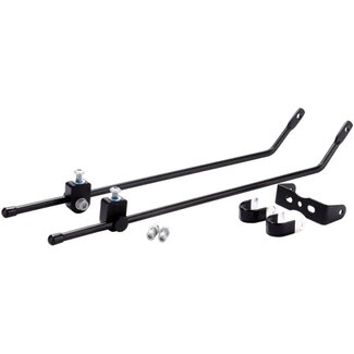 Massload Bevestigingsset voor zwarte fietsdrager - robuust en eenvoudig te monteren