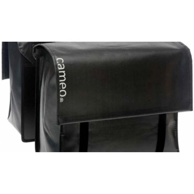 New Looxs Dubbele fietstas - Waterdicht bisonyl - 46L - Mat zwart - Ruime opbergruimte