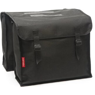 New Looxs Dubbele fietstas - 30L - waterafstotend - zwart - met snelbinder uitsparing