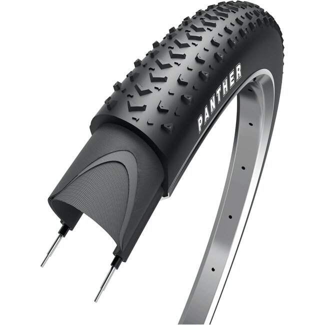 Obor Mountainbikeband - Snelheid en Wendbaarheid - 26x1.95 - Zwart - Zonder Reflectie