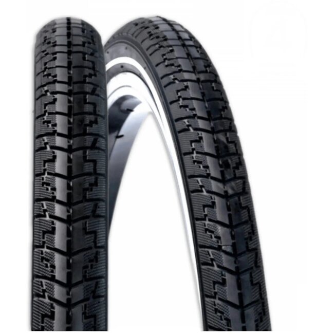 Rexway Buitenband - Anti-leklaag 5mm - Reflectie - 28x1.25 - Zwart