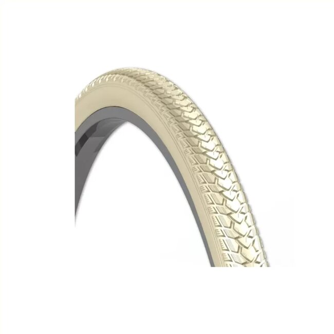 Rexway Buitenband 28x1.75 - Anti-leklaag 3,5mm - Reflecterend - Creme - Geschikt voor transportfietsen