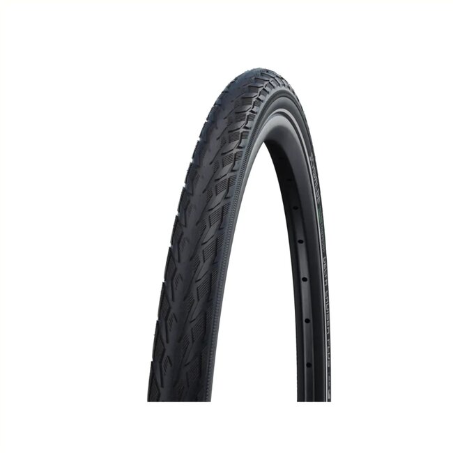 Schwalbe Fietsband - Delta Cruiser - K-Guard bescherming - Zwart met reflectie - 26x1 3/8