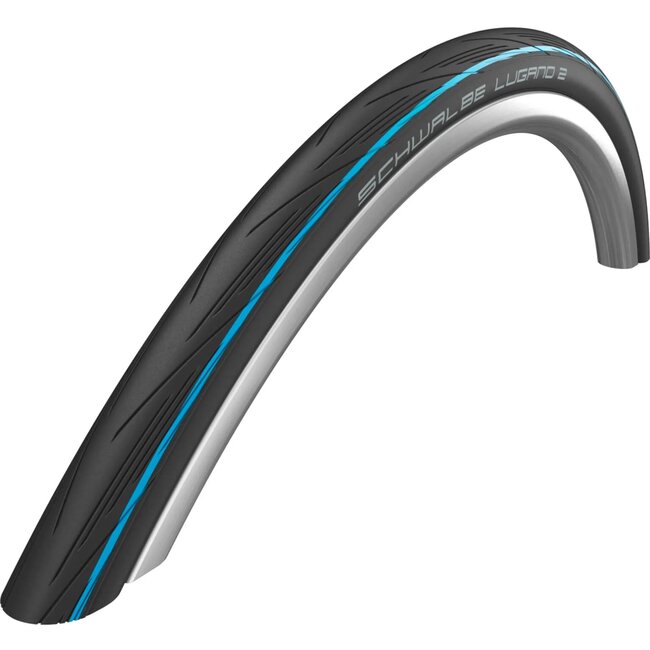 Schwalbe Zwarte/blauwe buitenband - K-Guard bescherming - 28x1.00 - Geschikt voor natte en droge omstandigheden