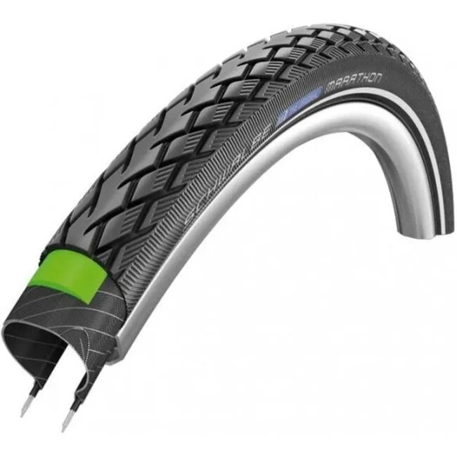 Schwalbe Tourband met Greenguard - Anti-lek - Zwart met reflectie - 26x1,75