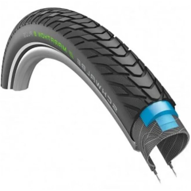 Schwalbe E-bike buitenband - 28x1.40 - anti-lek - zwart met reflectie - hoge snelheid 50 km/u