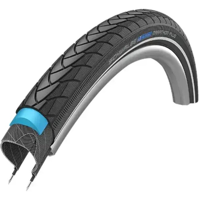 Schwalbe Marathon Plus buitenband - 26x1,75 - anti-lek SmartGuard - zwart met reflectie