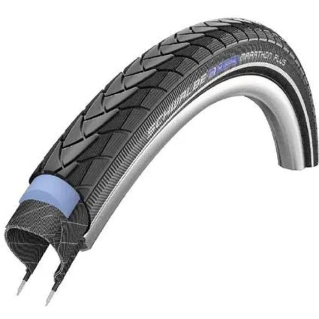 Schwalbe Anti-lek buitenband - Reflecterend - Geschikt voor e-bikes - 28x1.75 - Zwart