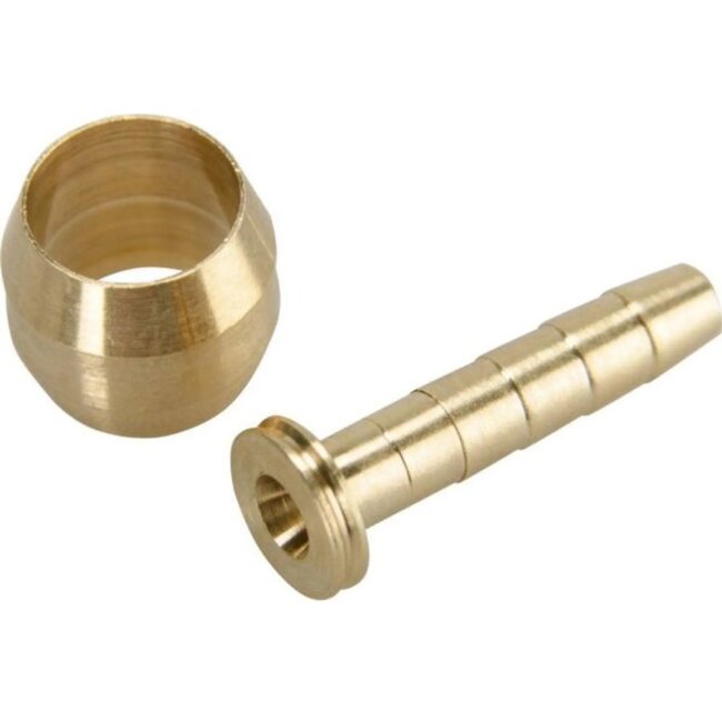 Shimano 50 sets remleiding aansluitdelen - olijven en nippels - zwart - voor hydraulische remsystemen