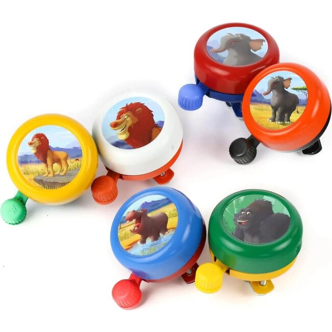 Widek Fietsbel - Dierenrijk - Kindvriendelijk - 50 mm - Assorti Kleur