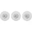 Benson LED disco party licht - RGB LED - afstandsbediening - 3 stuks - ø 80 mm - IP20