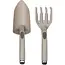 Benson Tuingereedschap set - 2-delig - kunststof - beige - met maatvoering
