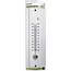 Benson Witte metalen thermometer - 30 cm - Celsius & Fahrenheit - Voor binnen en buiten - Inclusief ophangoog