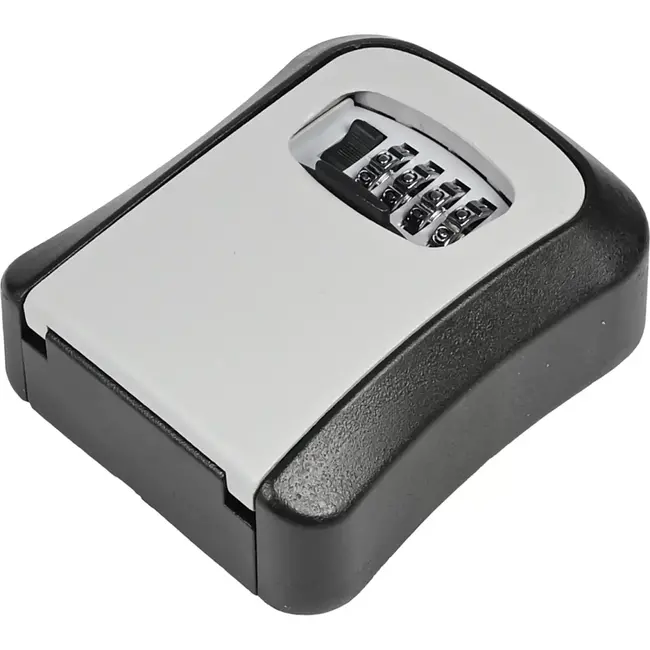 Benson Sleutelkluis met 3-cijferige code - Metaal - Zwart/Grijs - 96x40x116 mm