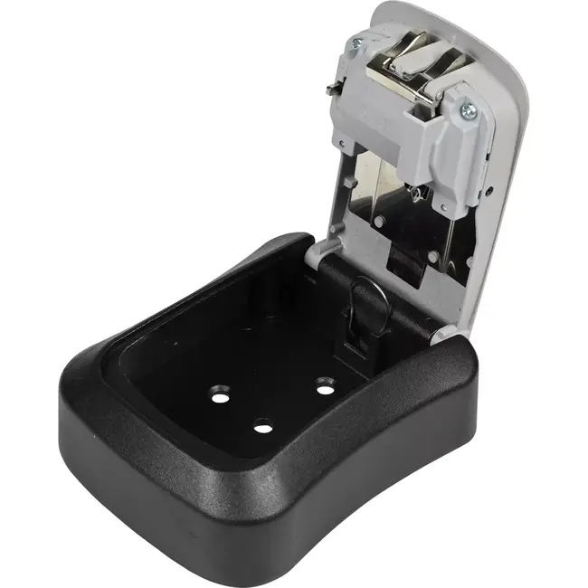 Benson Sleutelkluis met 3-cijferige code - Metaal - Zwart/Grijs - 96x40x116 mm