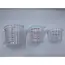 Benson Maatbeker Set - 3 Delig - Transparant - Nauwkeurige Maataanduiding - 250/500/1000 ml