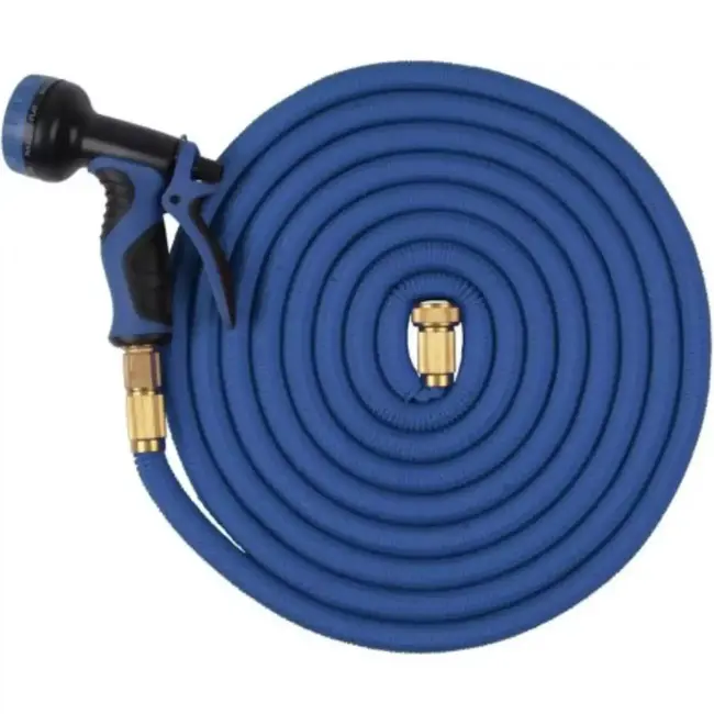 Benson Flexibele tuinslang met verstelbare broespistool - 5 tot 15 meter - UV-bestendig en duurzaam
