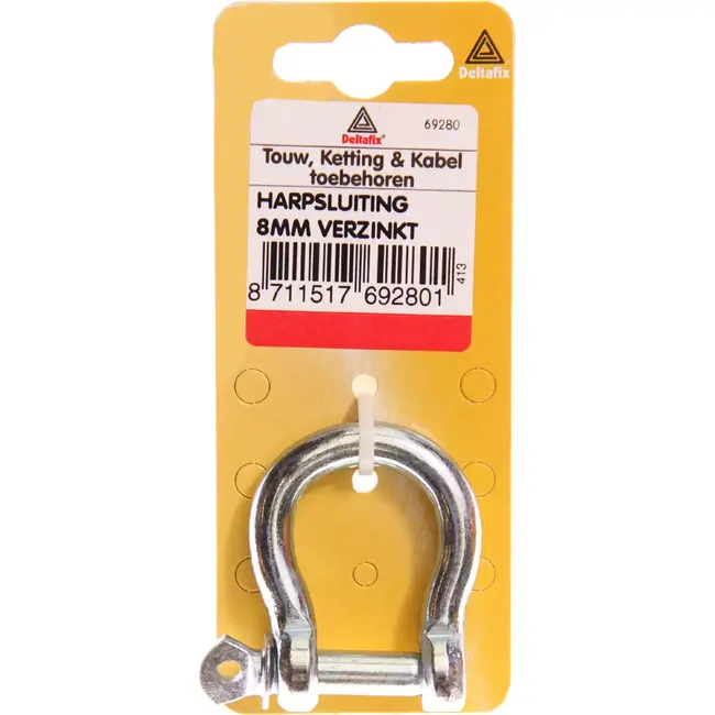 Deltafix Harpsluiting - 8 mm - Verzinkt - Duurzaam - Veelzijdig Gebruik