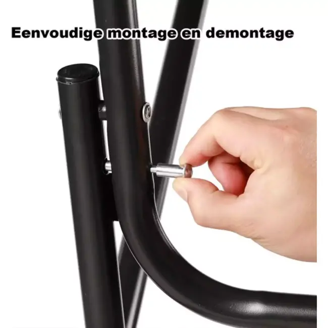 Benson Set van 2 weerbestendige statafels - krasbestendig - zwart - 80x110 cm