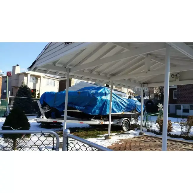 Benson Waterdicht dekzeil - 3x4 meter - blauw - verstevigde hoeken - PE 120GSM