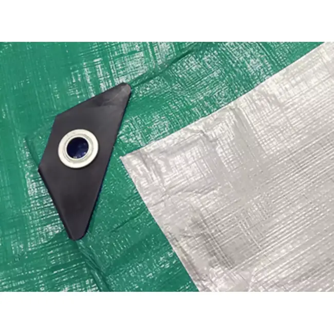 Benson Groen dekzeil 3x4 m - robuust mesh - PE 120GSM - versterkte hoeken