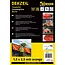 Benson Oranje dekzeil - 1,5 x 2,5 m - Mesh 7x7 - PE 65GSM