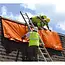 Benson Oranje dekzeil - 1,5 x 2,5 m - Mesh 7x7 - PE 65GSM
