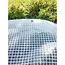 Benson Transparant dekzeil 6x8 m - Leno mesh - Weerbestendig - Inclusief spanrubbers