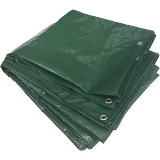Benson Groen dekzeil 8x10 m - Weerbestendig - PE 120GSM - Versterkte hoeken Benson Groen dekzeil 8x10 m - Weerbestendig - PE 120GSM - Versterkte hoeken