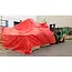Benson Oranje dekzeil - 3x4 meter - Mesh structuur - PE 65GSM