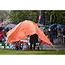 Benson Oranje dekzeil - 3x4 meter - Mesh structuur - PE 65GSM