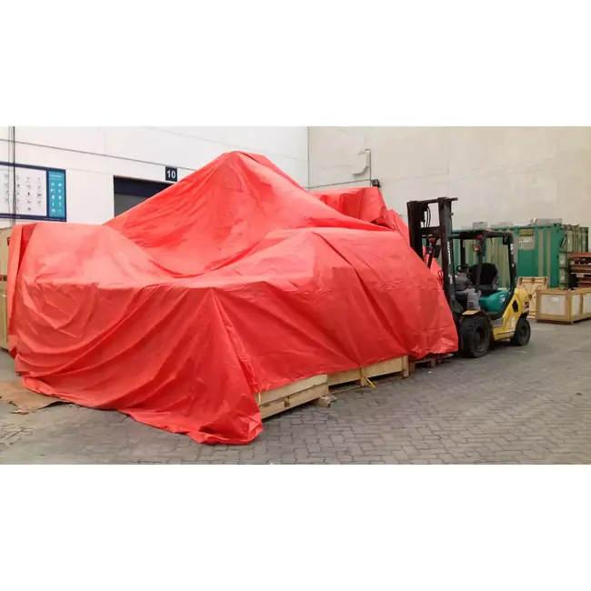 Benson Oranje dekzeil - 2x3 m - Waterdicht - PE 65GSM - Lichtgewicht