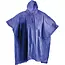 Benson Duurzame regenponcho met capuchon en drukknopen - donkerblauw - 102x127 cm