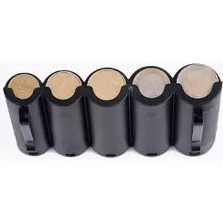 Benson Munthouder - Compact en Duurzaam - Geschikt voor 5 Muntsoorten - 10 x 5,2 cm Benson Munthouder - Compact en Duurzaam - Geschikt voor 5 Muntsoorten - 10 x 5,2 cm