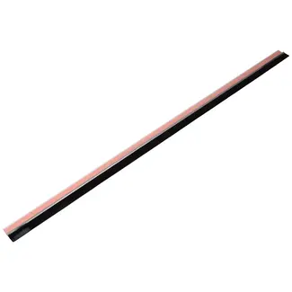 Benson Tochtstrip borstel - 100 cm - transparant PVC - zelfklevend - inkortbaar