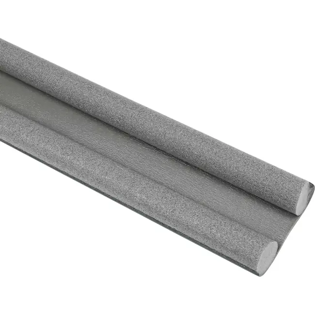 Benson Dubbele tochtrol - 95 cm - grijs - eenvoudig aanpasbaar - effectieve isolatie