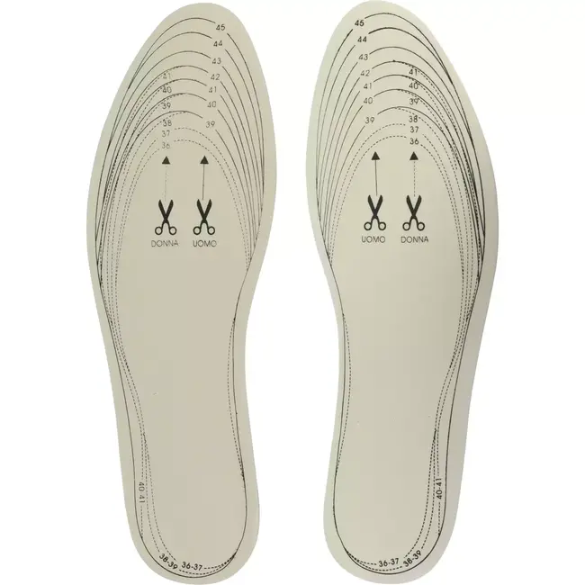 Benson Inlegzool badstof - Ademend & vochtabsorberend - Maat 36-45 - Op maat knipbaar